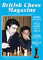 April 2004 cover: Vladimir Kramnik & Manuel Illescas at Linares