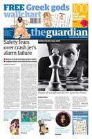 Guardian front cover 19 January